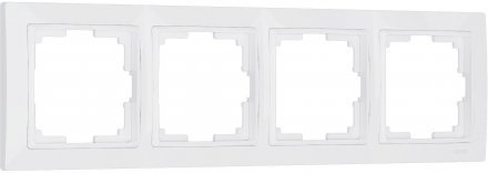 Рамка на 4 поста (белый, basic) W0042001 Werkel