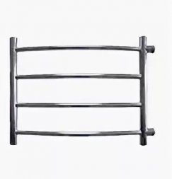 Полотенцесушитель водяной ТЕРА Лидер 500х400 прямой нар.р.1 (4п) (ПСО-21-06) с кронш.